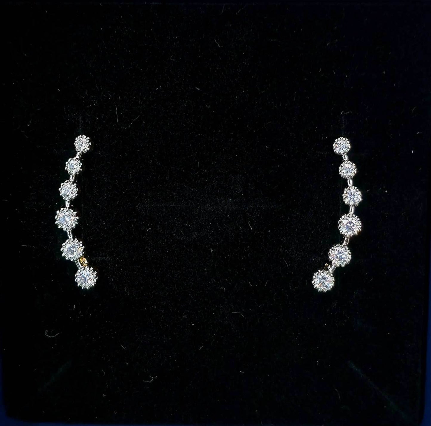 Hexa Round Earcuffs - Mayuri Silver House