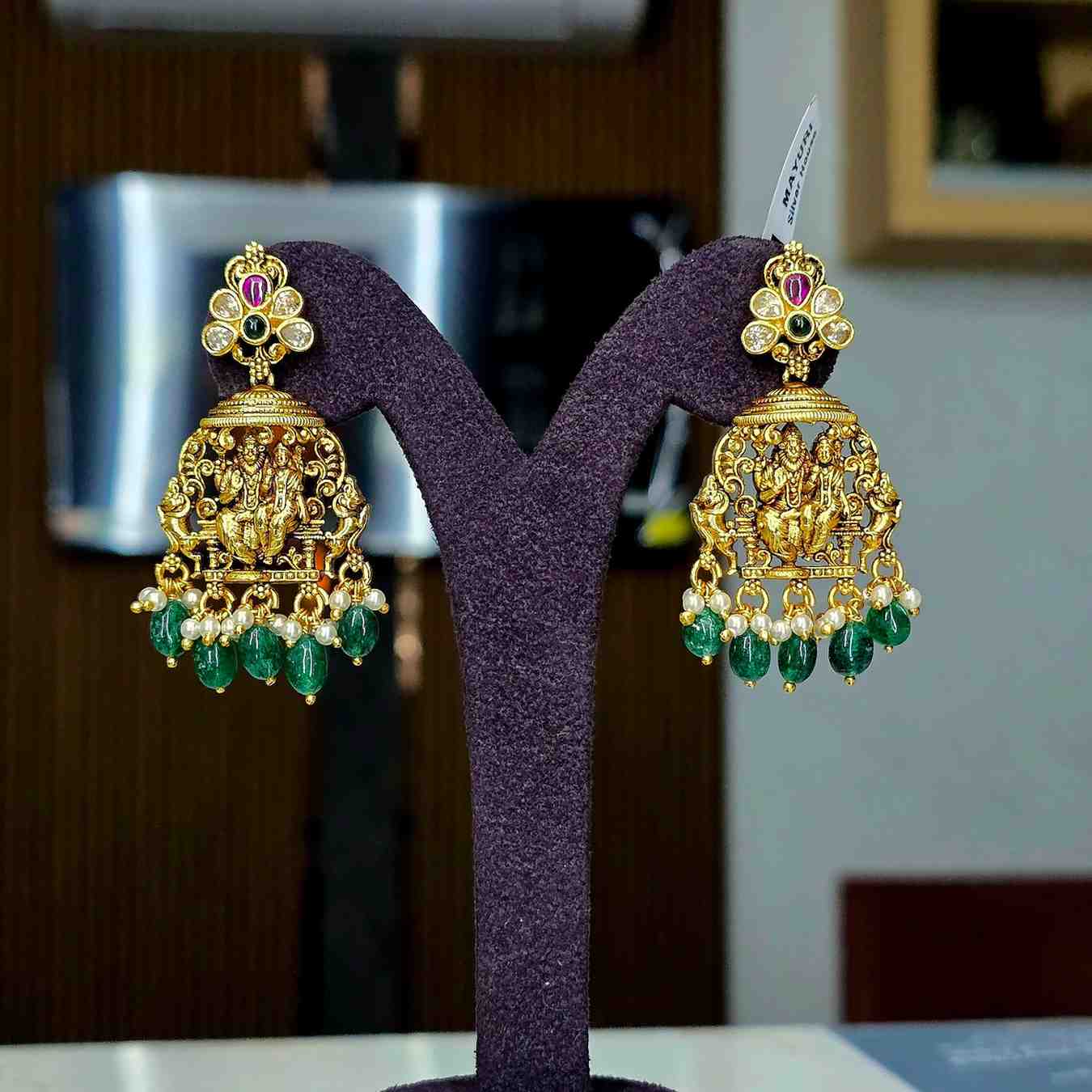 Dashavatara Alankara Long Necklace Set