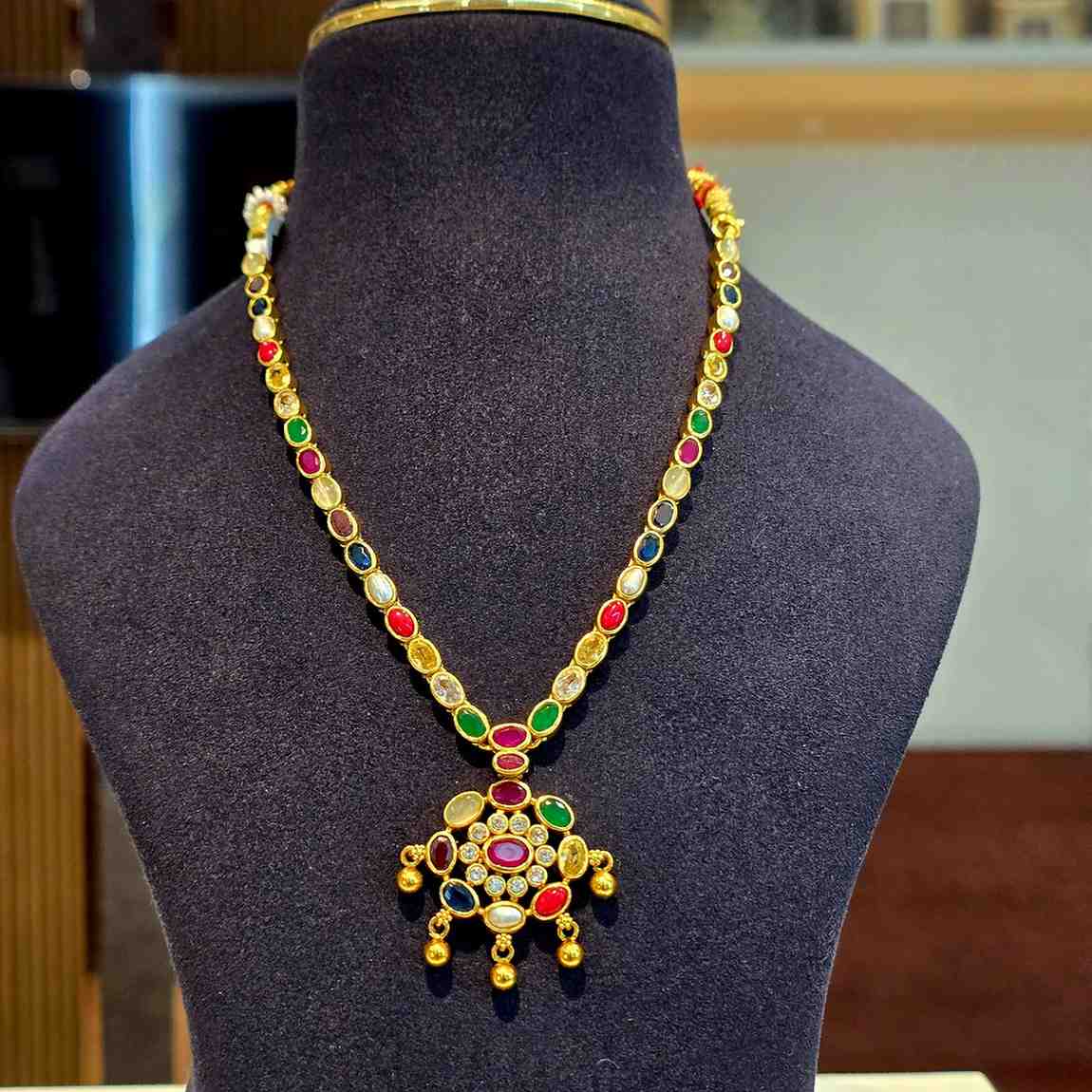 Navratan Necklace