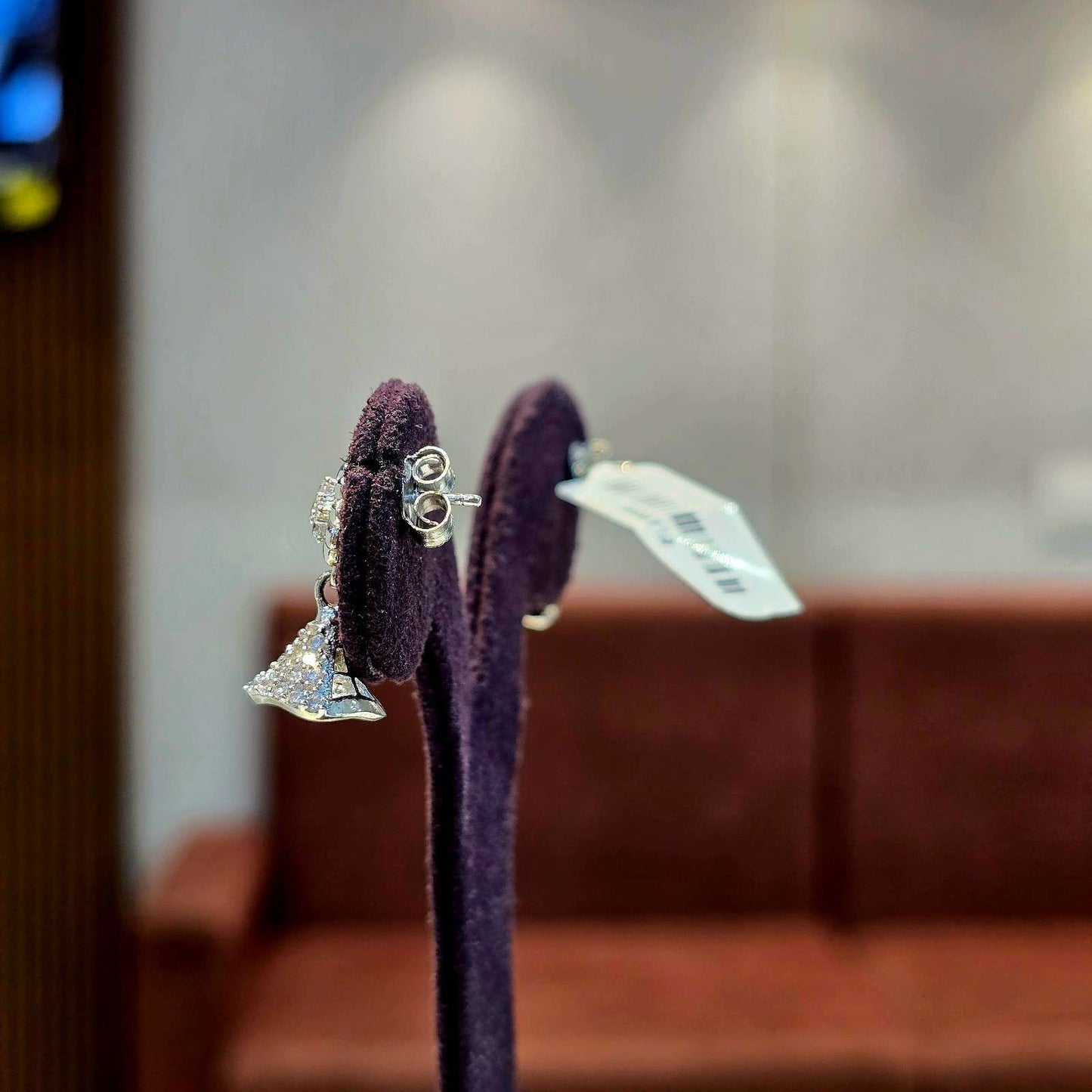 Flower Jhumka Earrings (Butta)