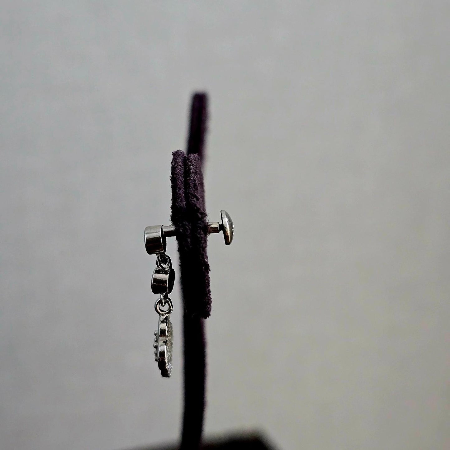Halo Flower Stud Drops