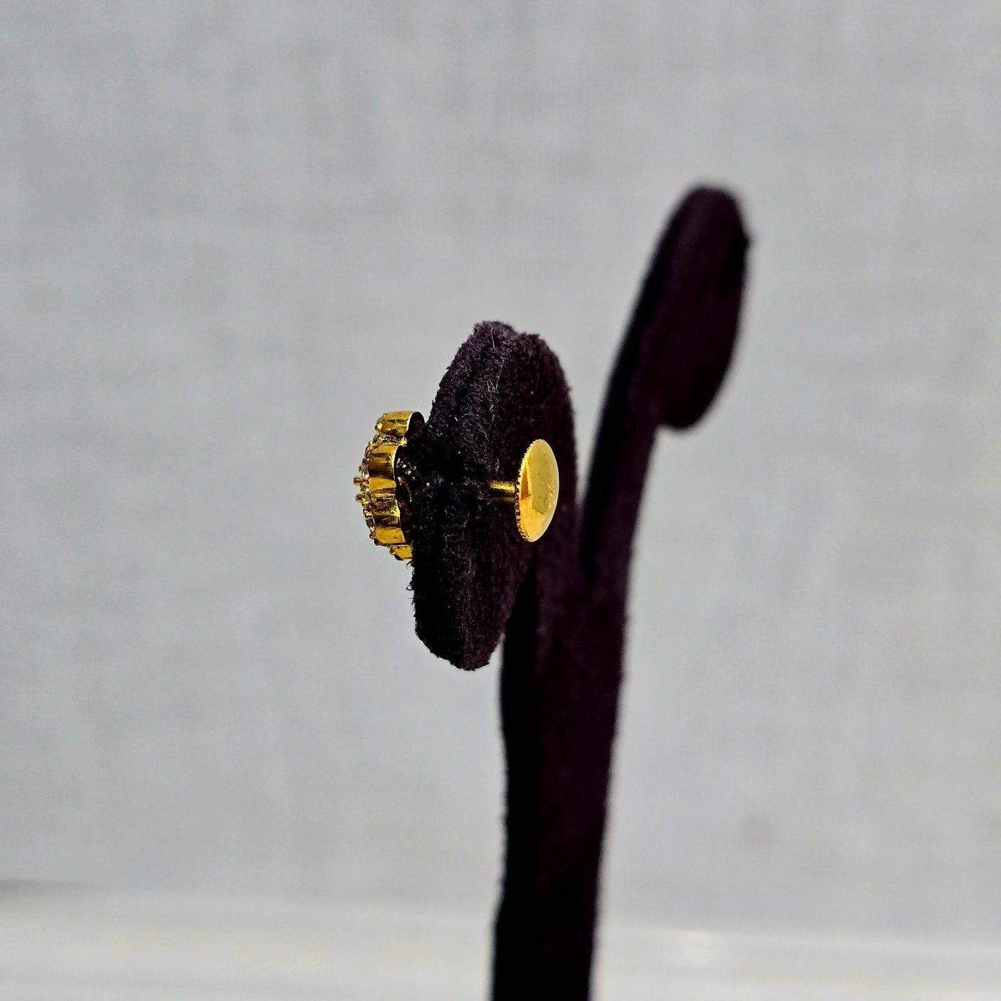 Ruby Flower Earrings