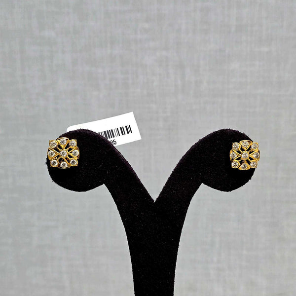 Kundan Crown Studs