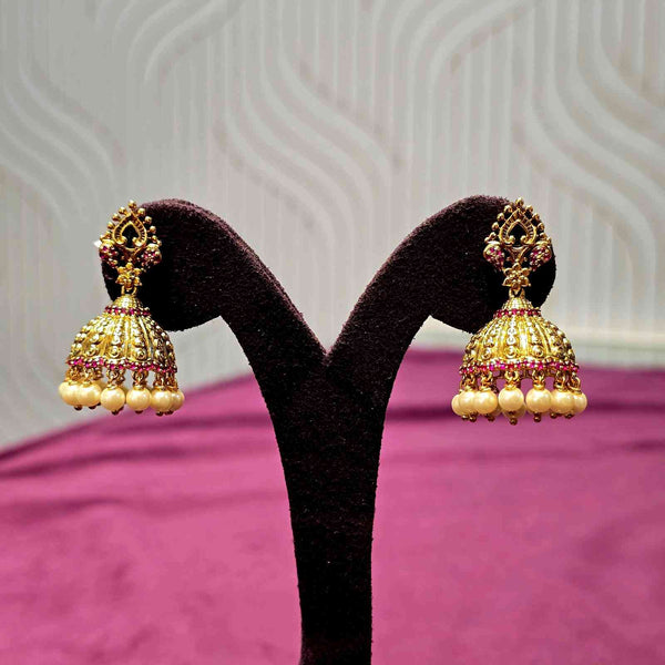 Padmavathi Pearl Jhumkas