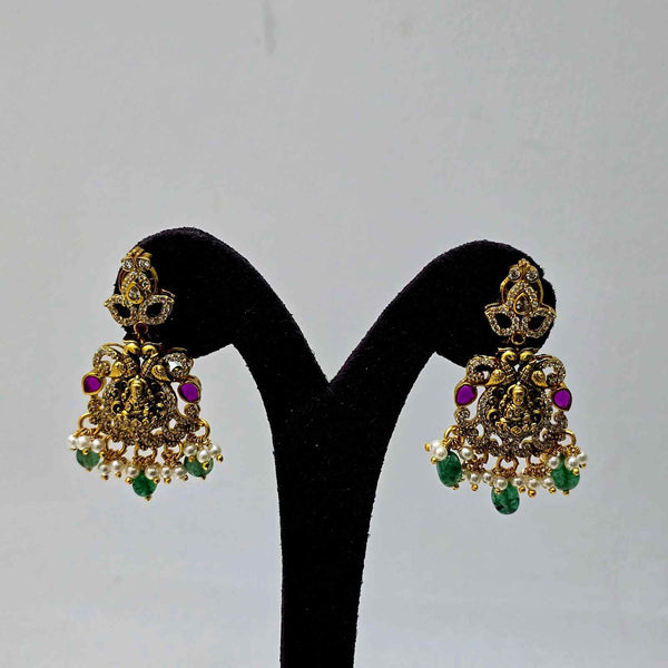 Rajam Temple Pearl Earrings