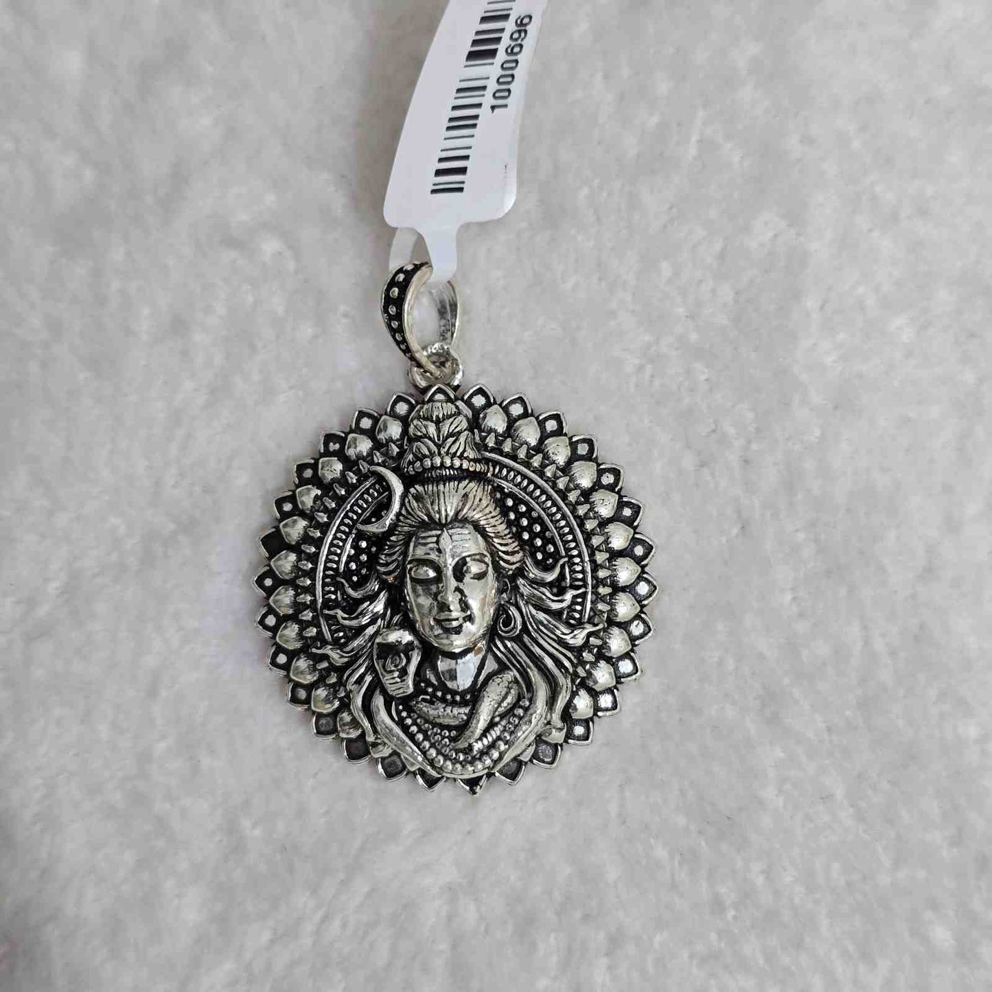 Mahadev Silver Pendant