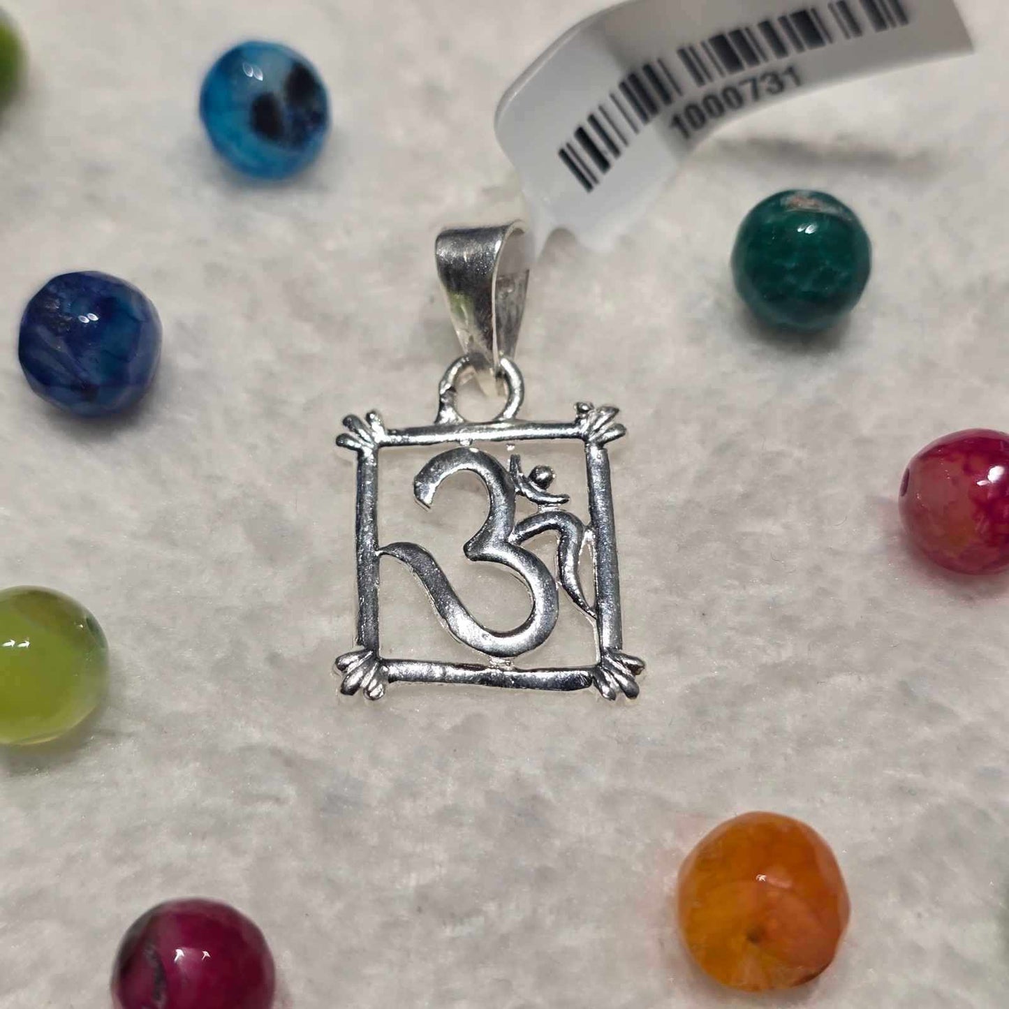 Om Namah Shivaya Frame Pendant