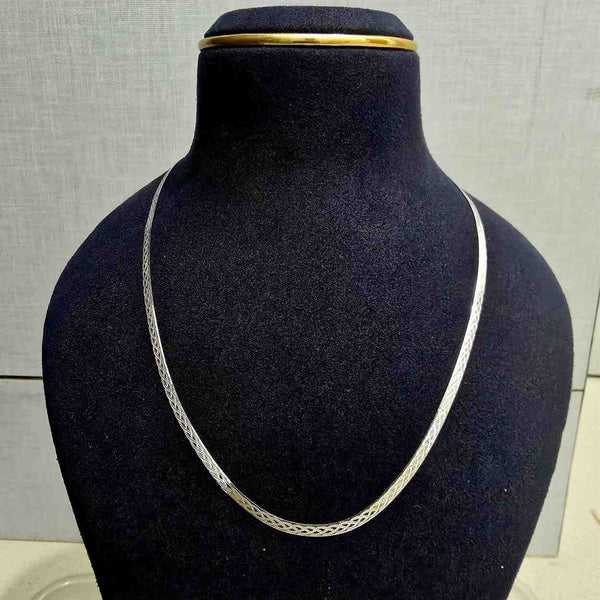 Royal Weave Silver Chain