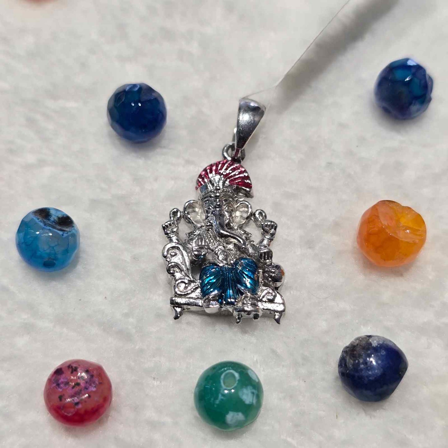 Neela Vastra Ganesh Locket