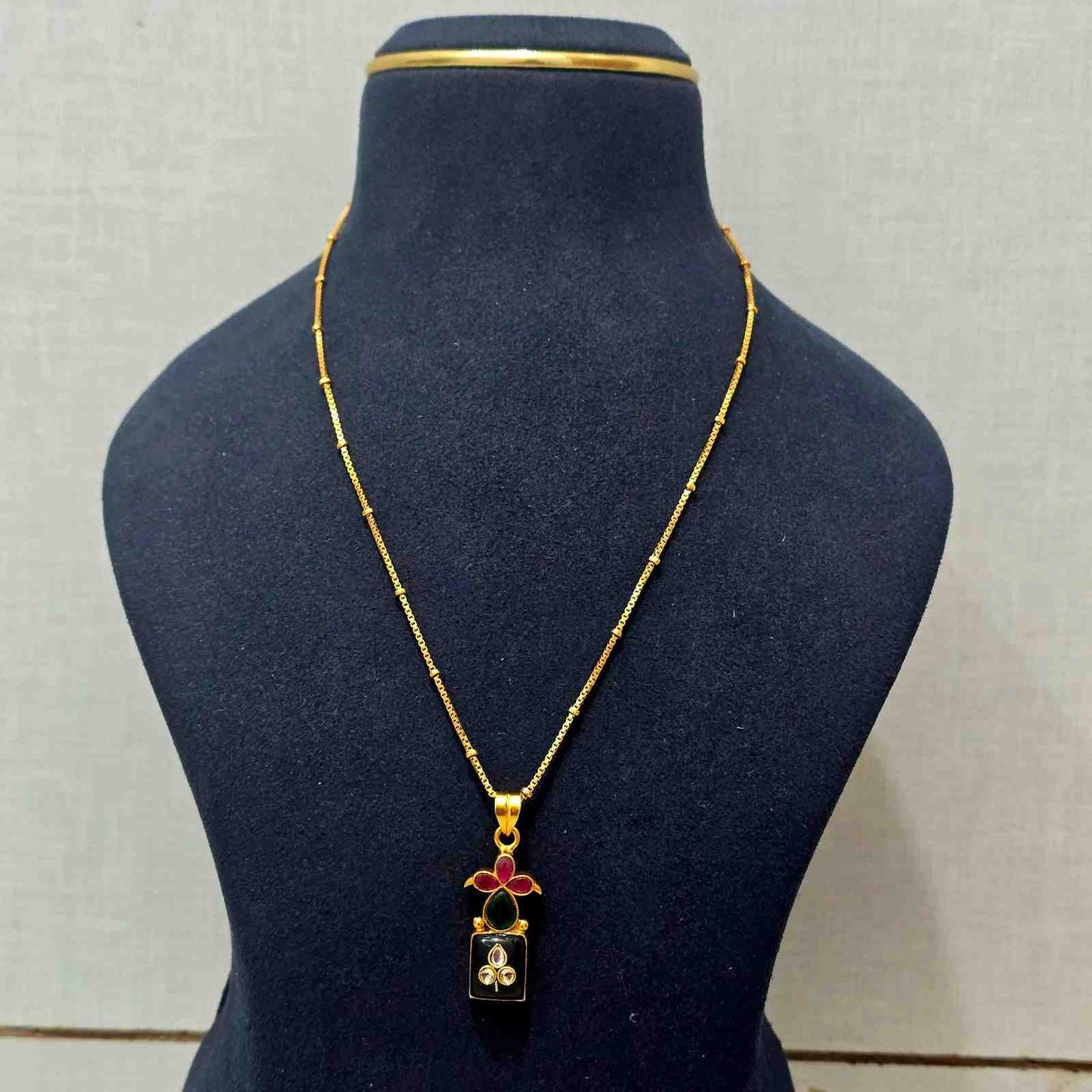 Padma Jyoti Gold Finish Chain