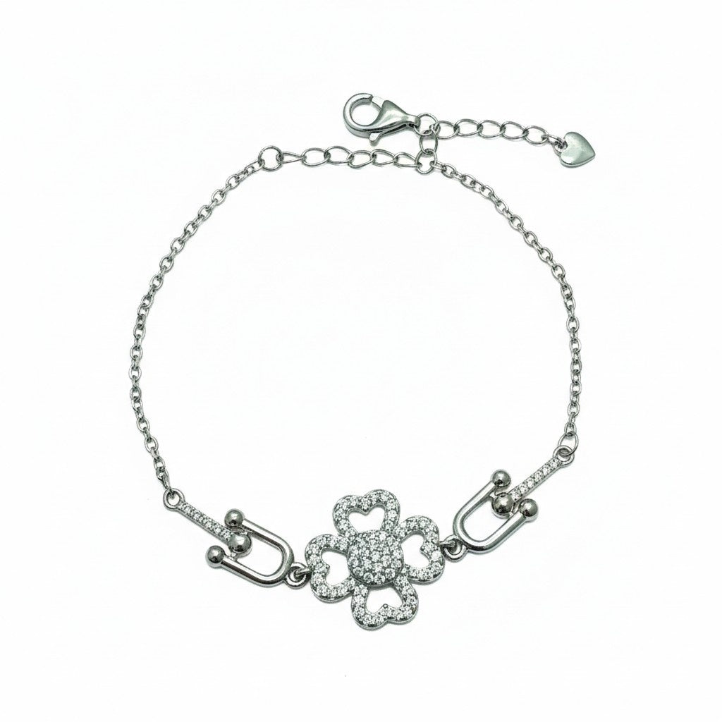 Four Heart Charm Bracelet