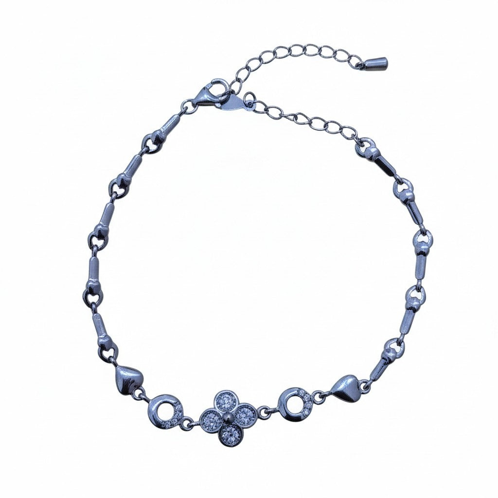 Luxe Floral Link Bracelet