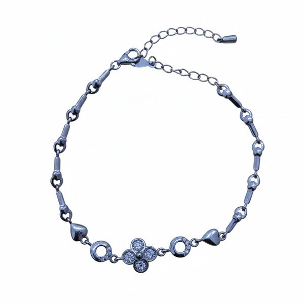 Luxe Floral Link Bracelet