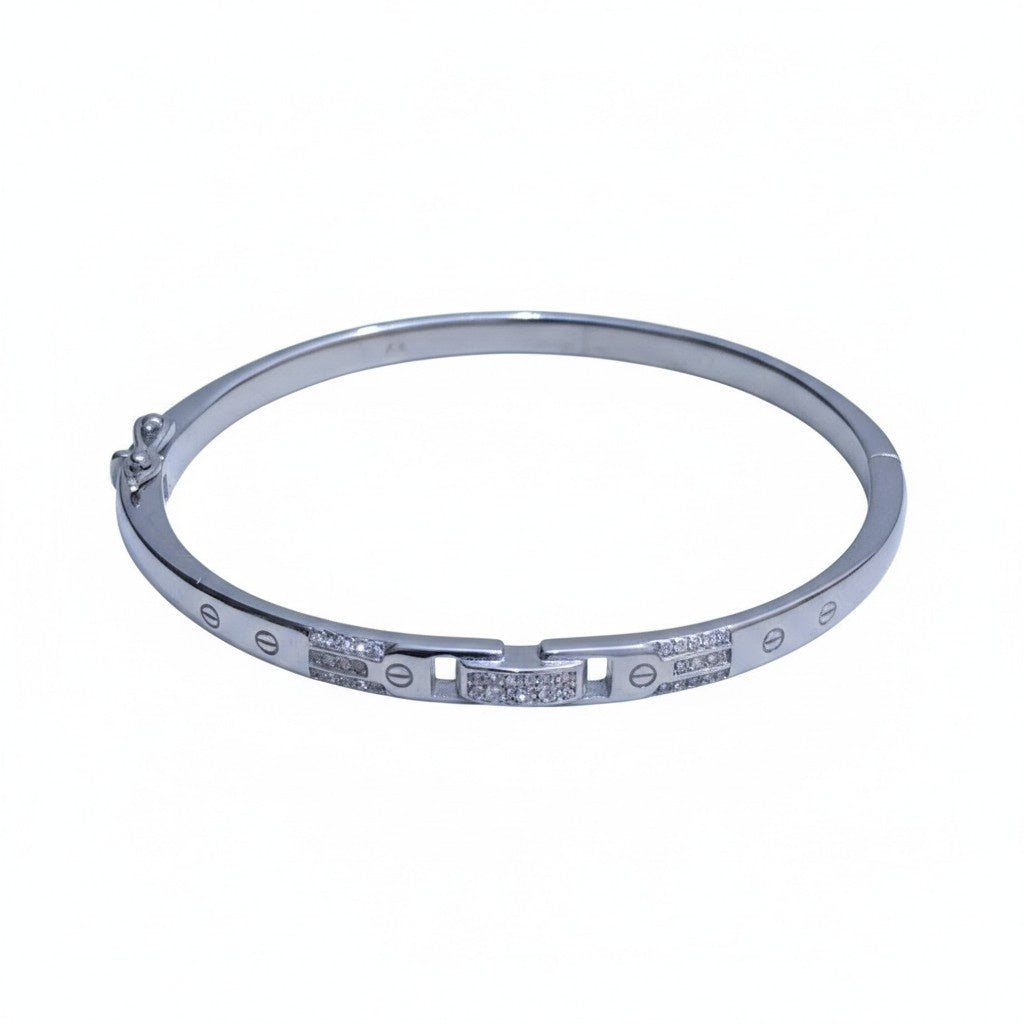 Platinum Touch Silver Kada