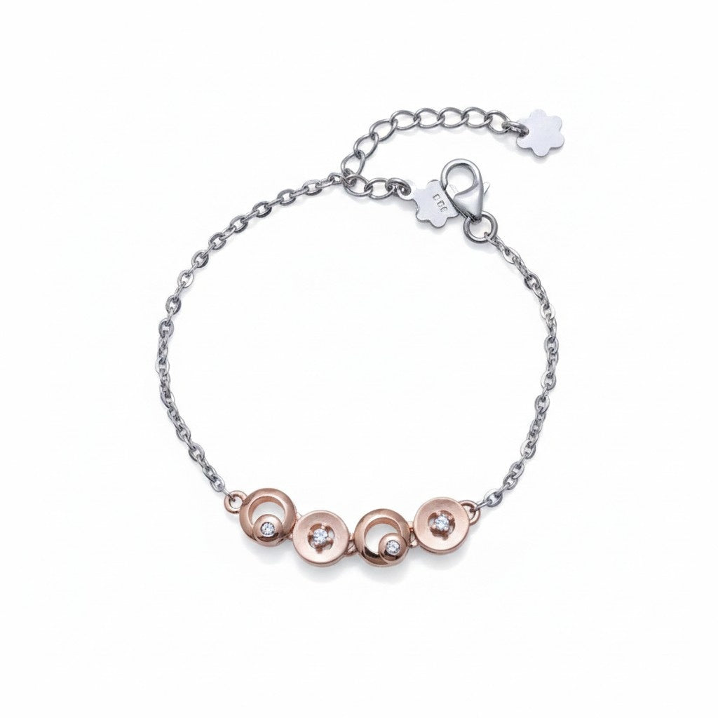 Tone Harmony Circles Bracelet