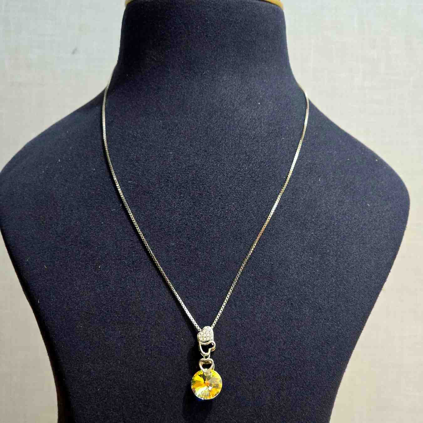 Sunshine Heart Pendant Chain