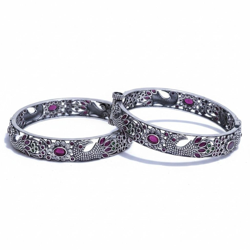 Rajsi Peacock Bangles