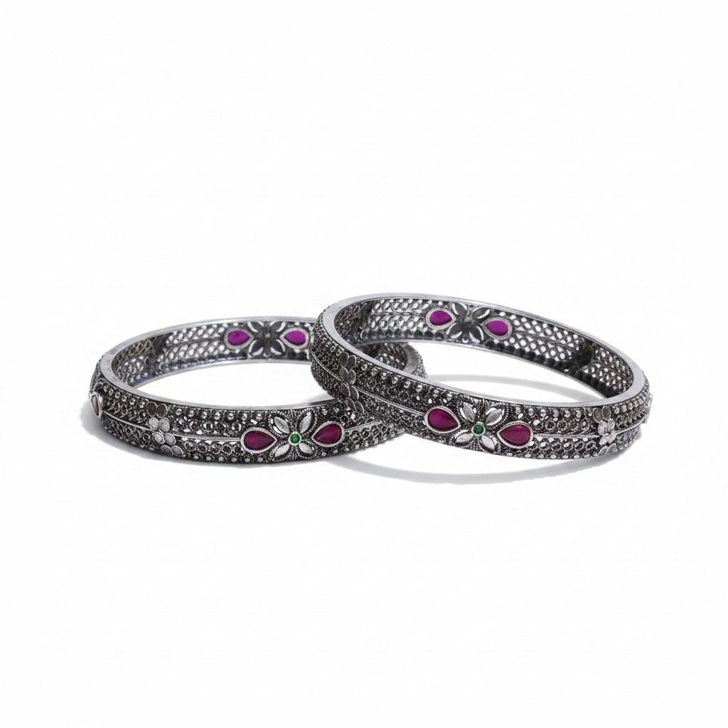 Gulabi Phool Bangles