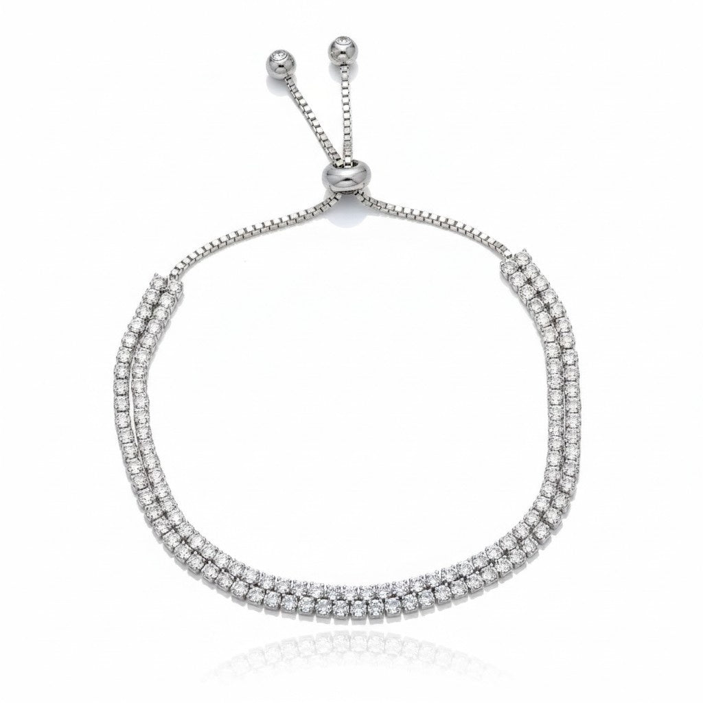 Double Line Tennis Bracelet