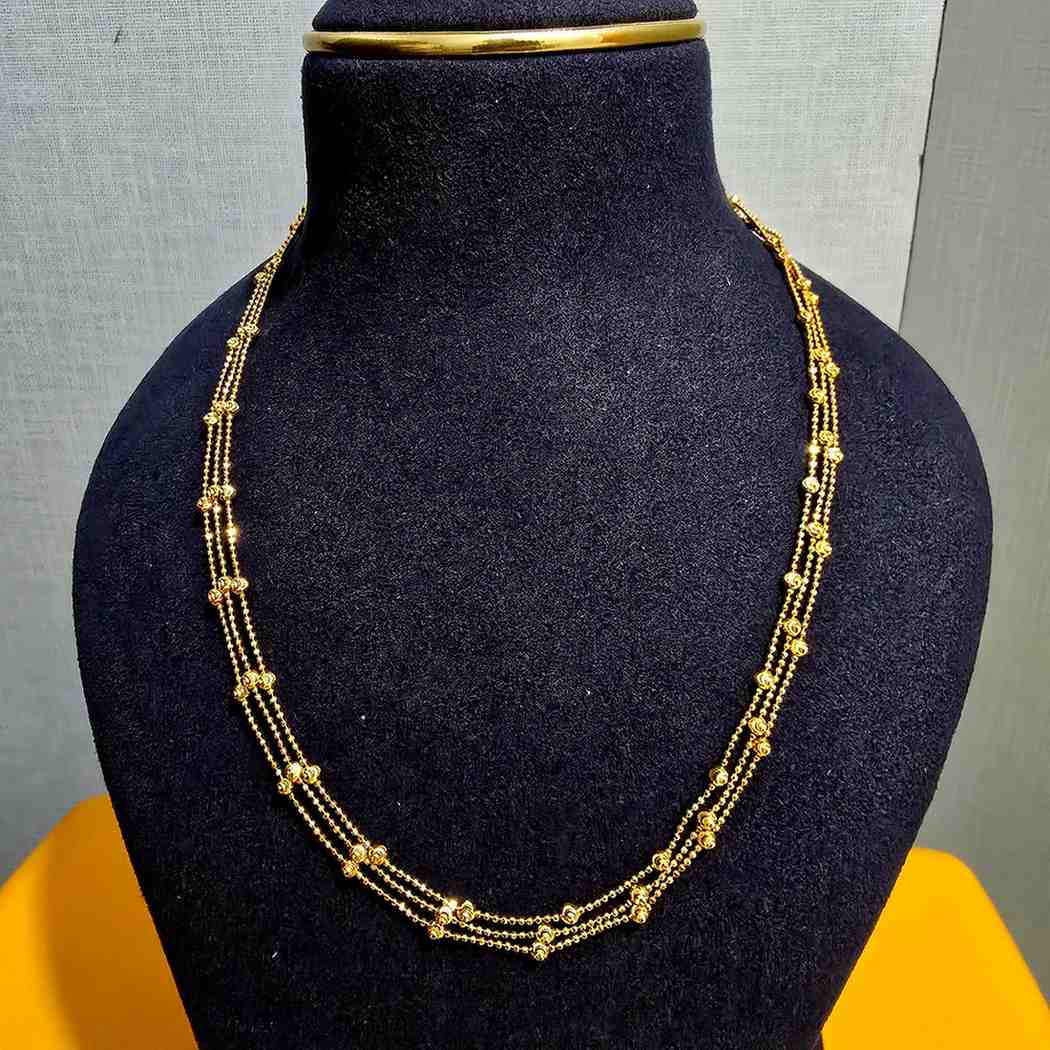 Triple Layer Bead Chain