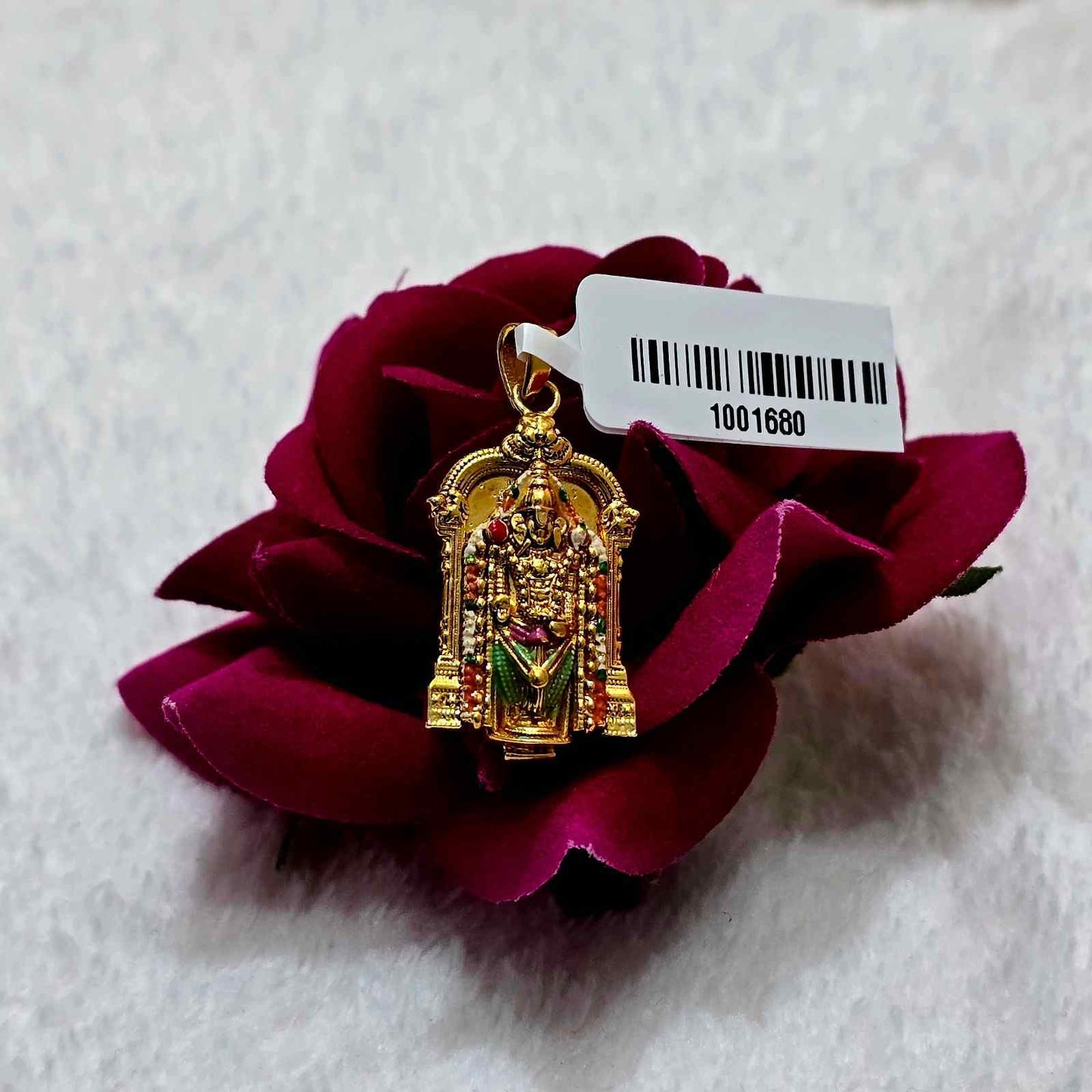 Temple Glow Balaji Pendant