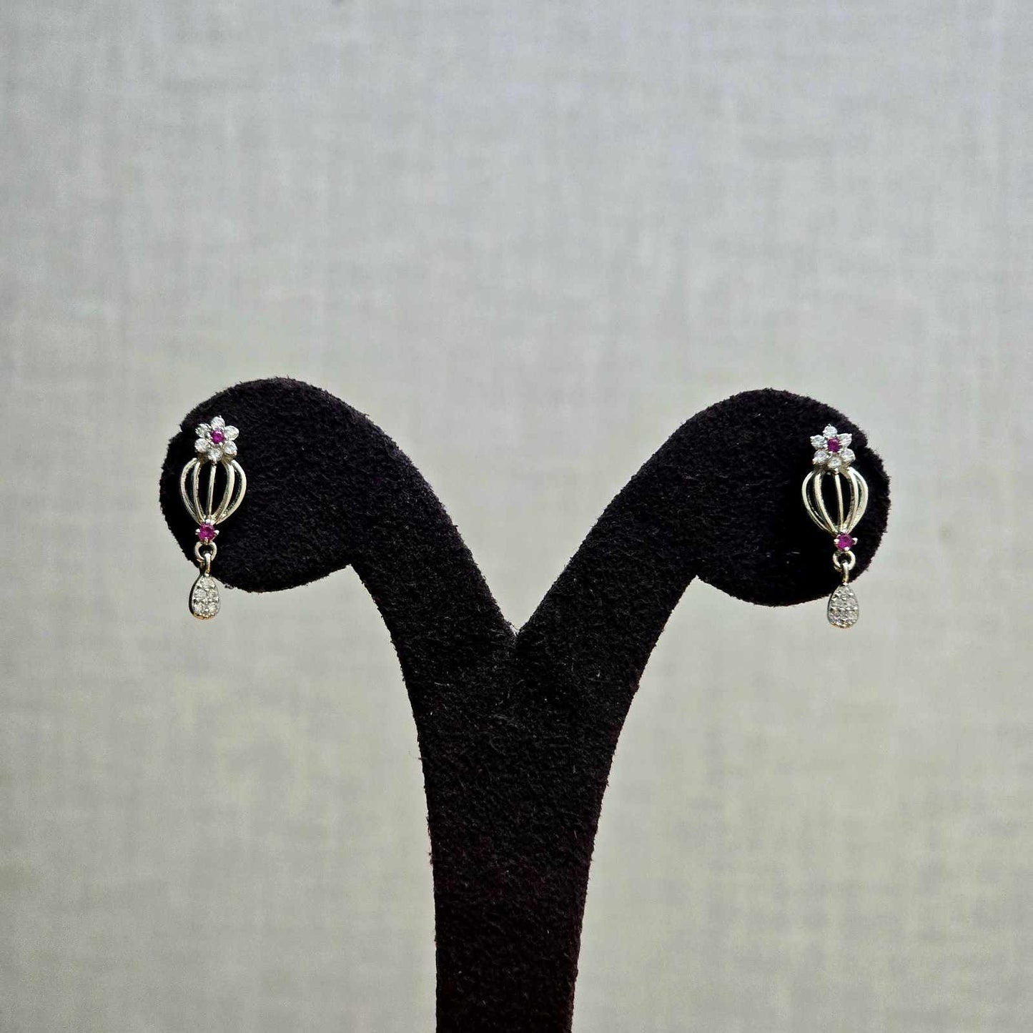 Regal Ruby Charm Necklace