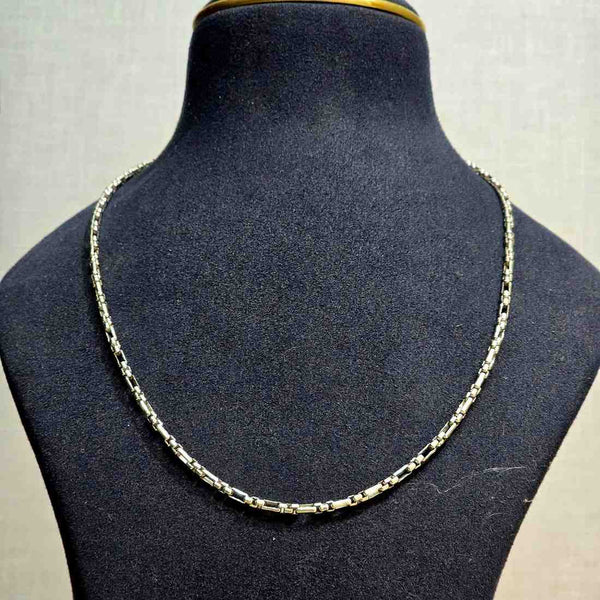 Silver Brick Chain
