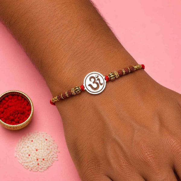 Om Round Rakhi - 1