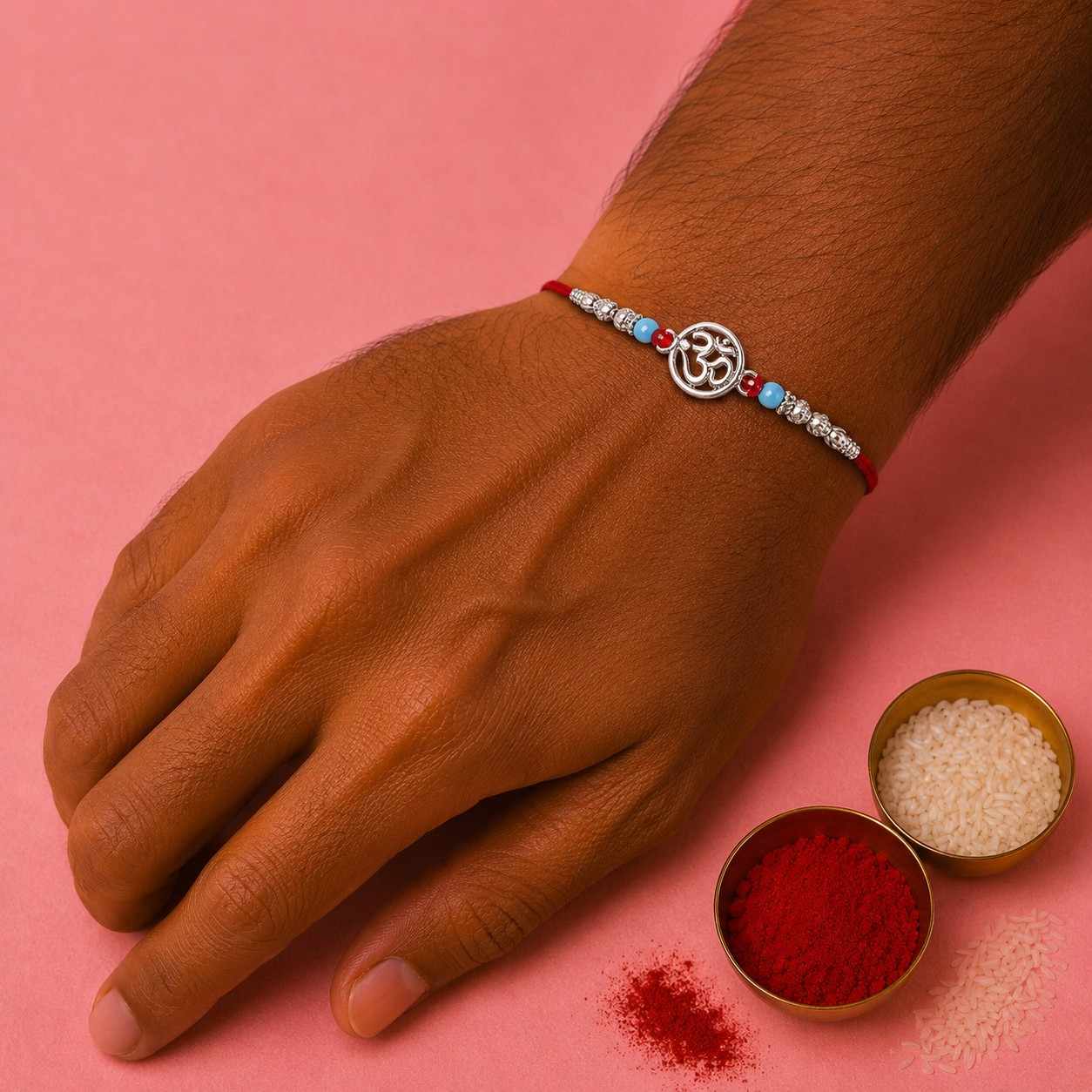 Floral Om Rakhi
