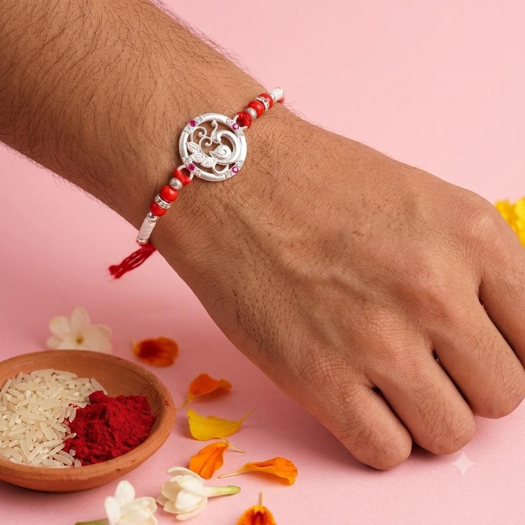 Blissful Mayura Rakhi