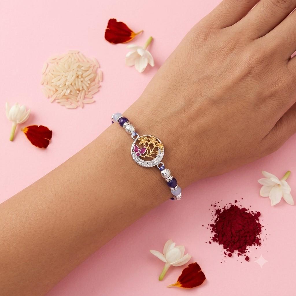 Floral Beauty Rakhi