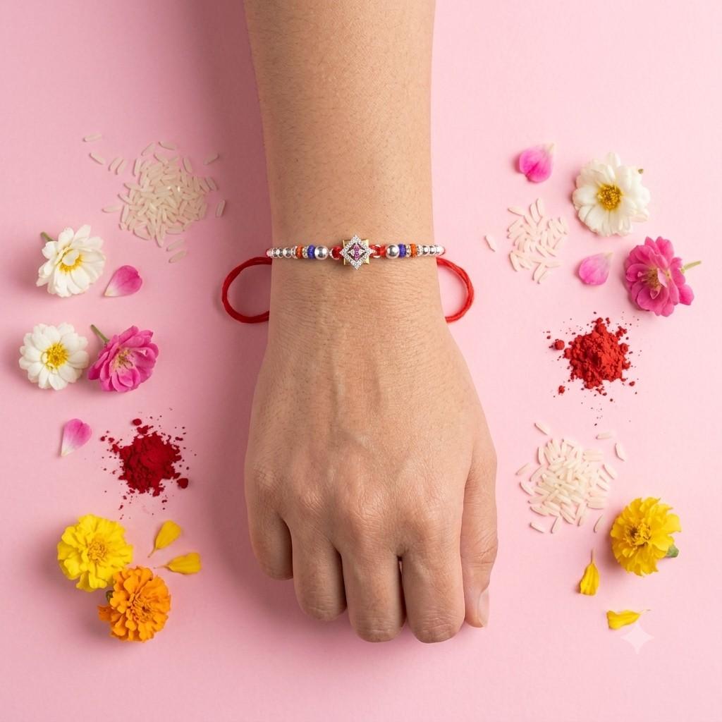 Golden Star Rakhi