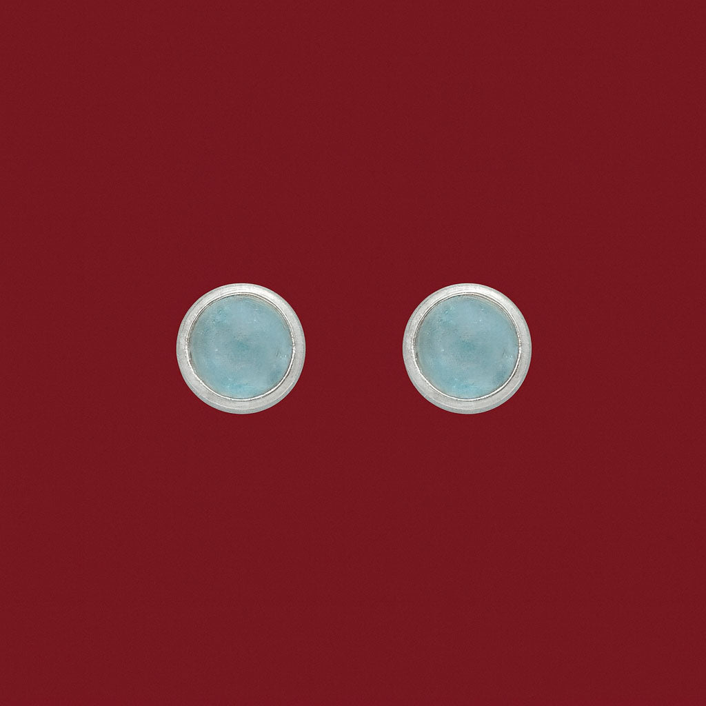 Celeste Round Studs