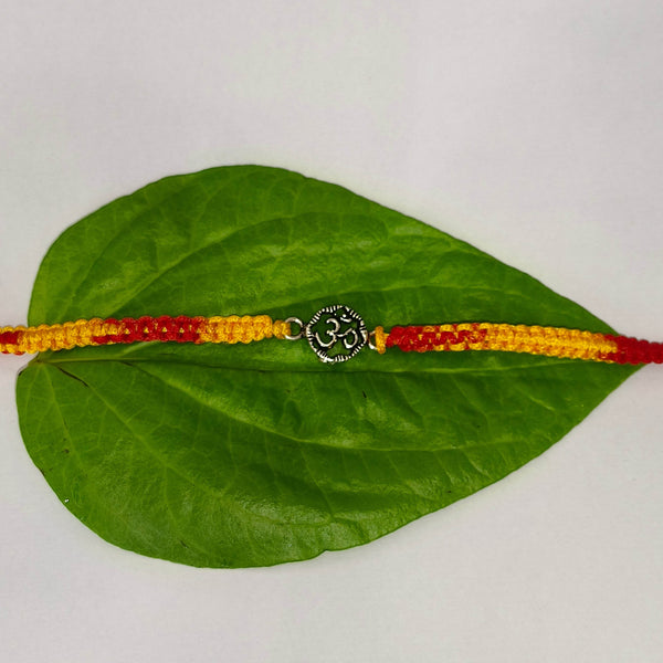 Om Round Rakhi 1 - Mayuri Silver House