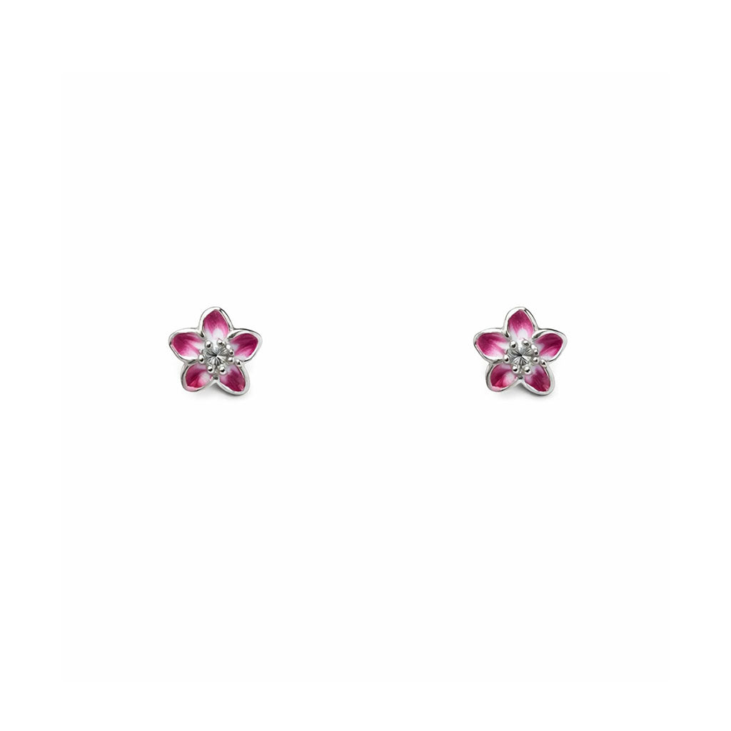 Rosy Bloom Studs