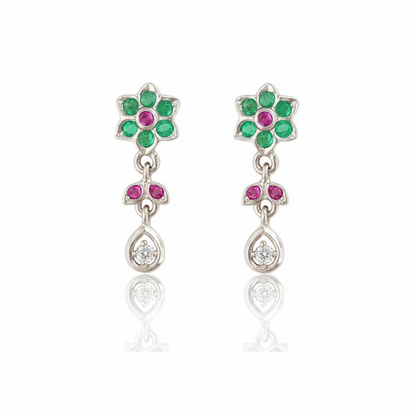 ruby blossom dangles