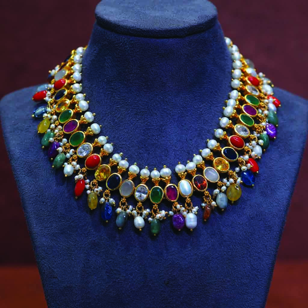 Navratan Beads Necklace