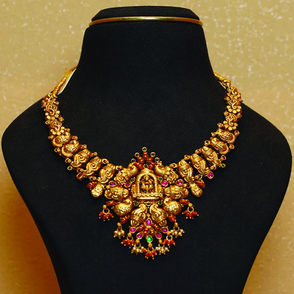 Laxmi Coral Pearl Necklace