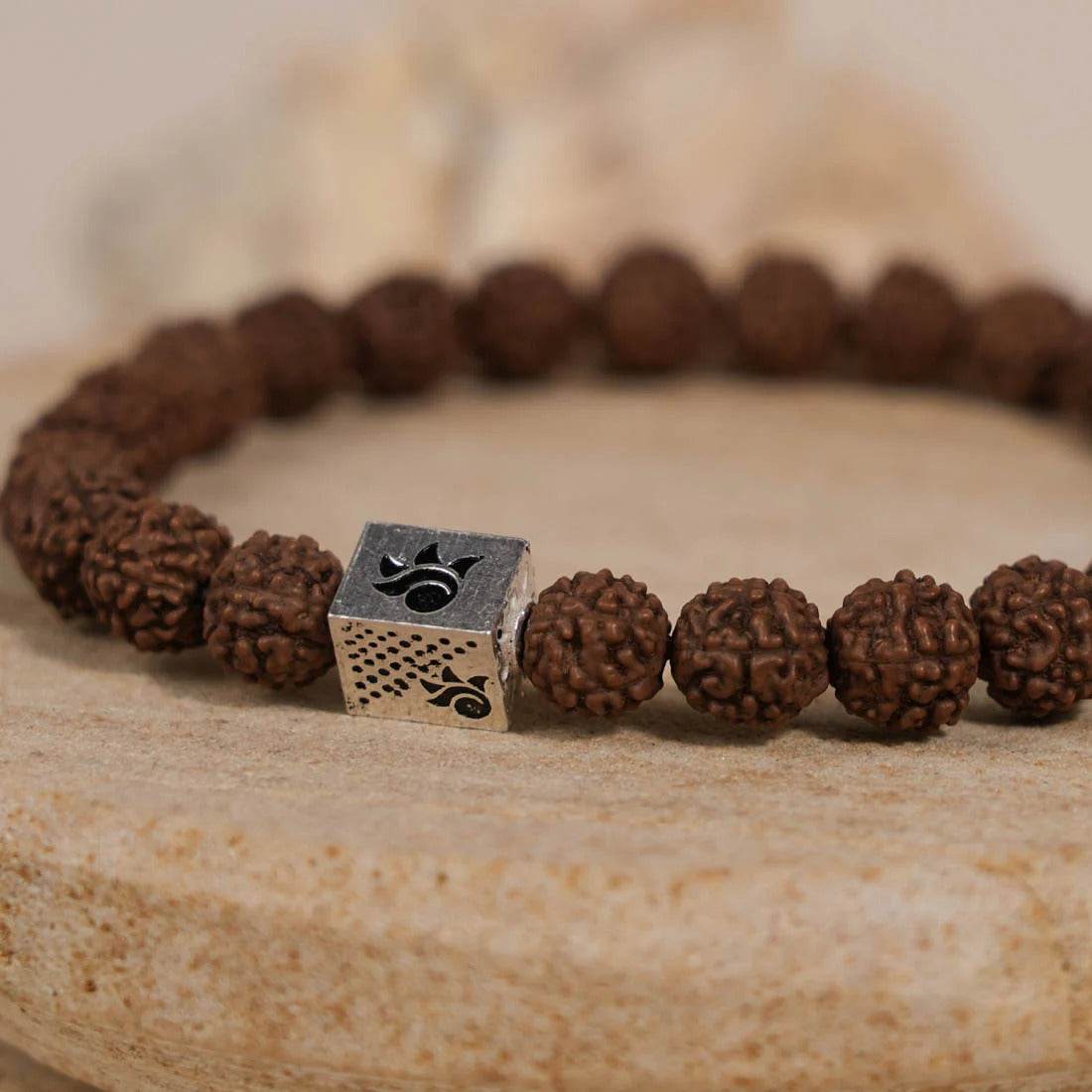 Rudraksha Beads Bracelet - Mayuri Silver House