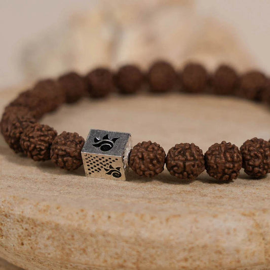 Rudraksha Beads Bracelet - Mayuri Silver House