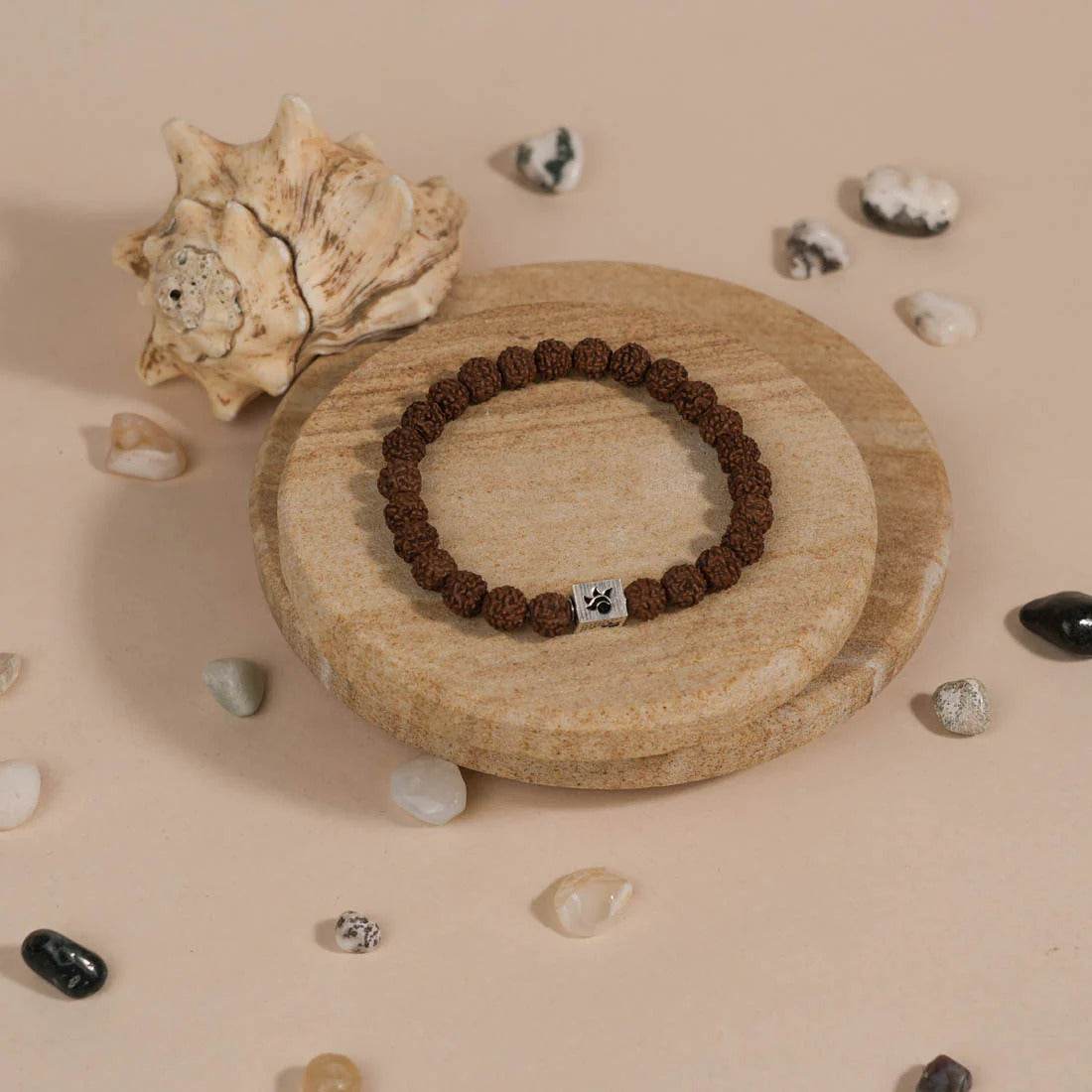 Rudraksha Beads Bracelet - Mayuri Silver House