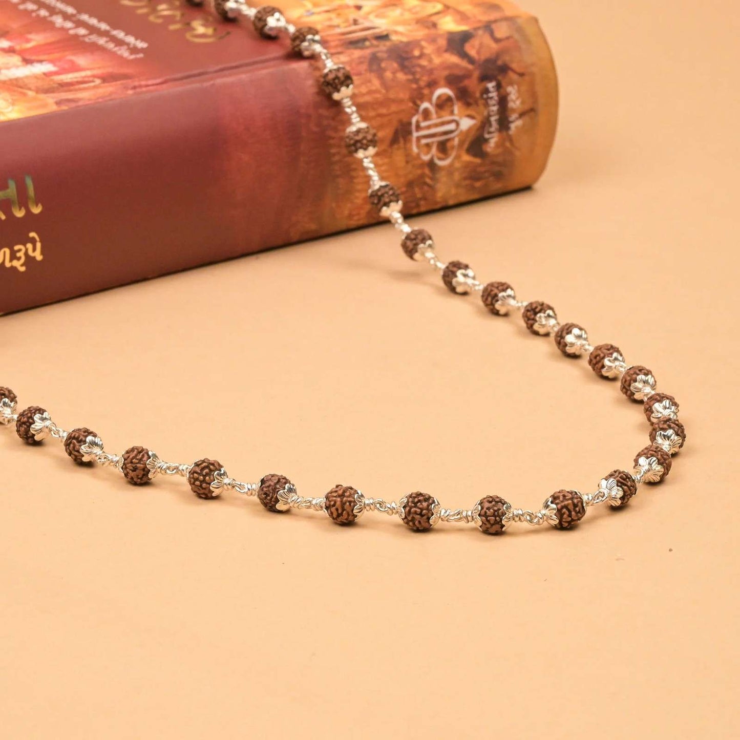 Rudraksha Silver Mala ( 6 – 7 mm Rudraksha Size)
