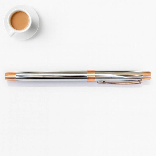 Silver Coated Pen P4 (Rose Gold) - Mayuri Silver House