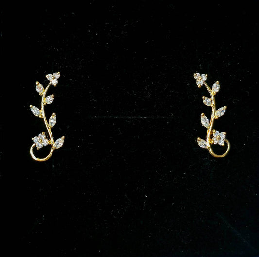 Ethereal Bloom Earcuffs - Mayuri Silver House