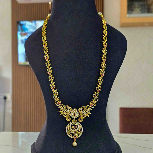 Kanaka Valli Long Necklace Set