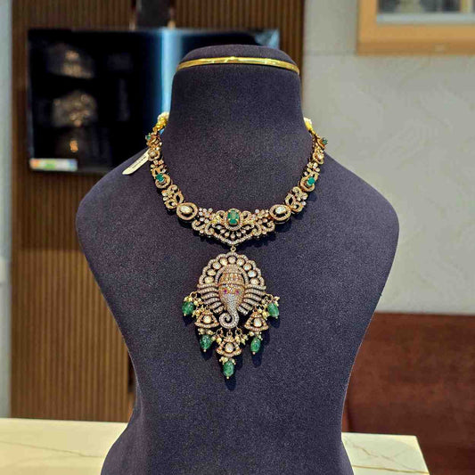 Ganesh Victorian Necklace Set
