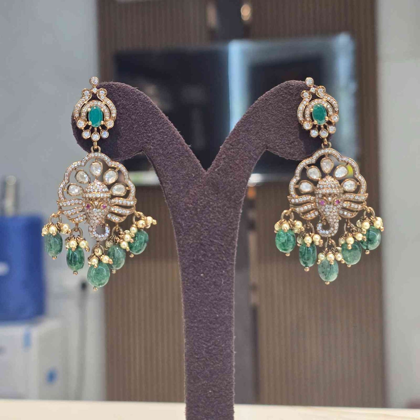 Ganesh Victorian Necklace Set