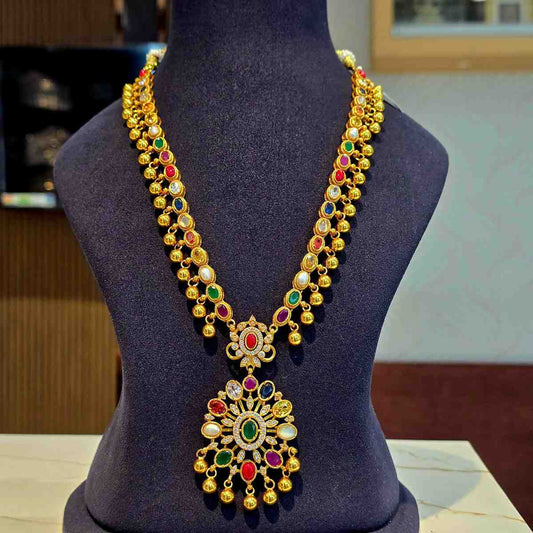 Navratan Balls Necklace