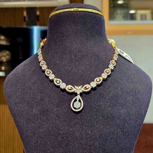 Flower Drop Necklace Set