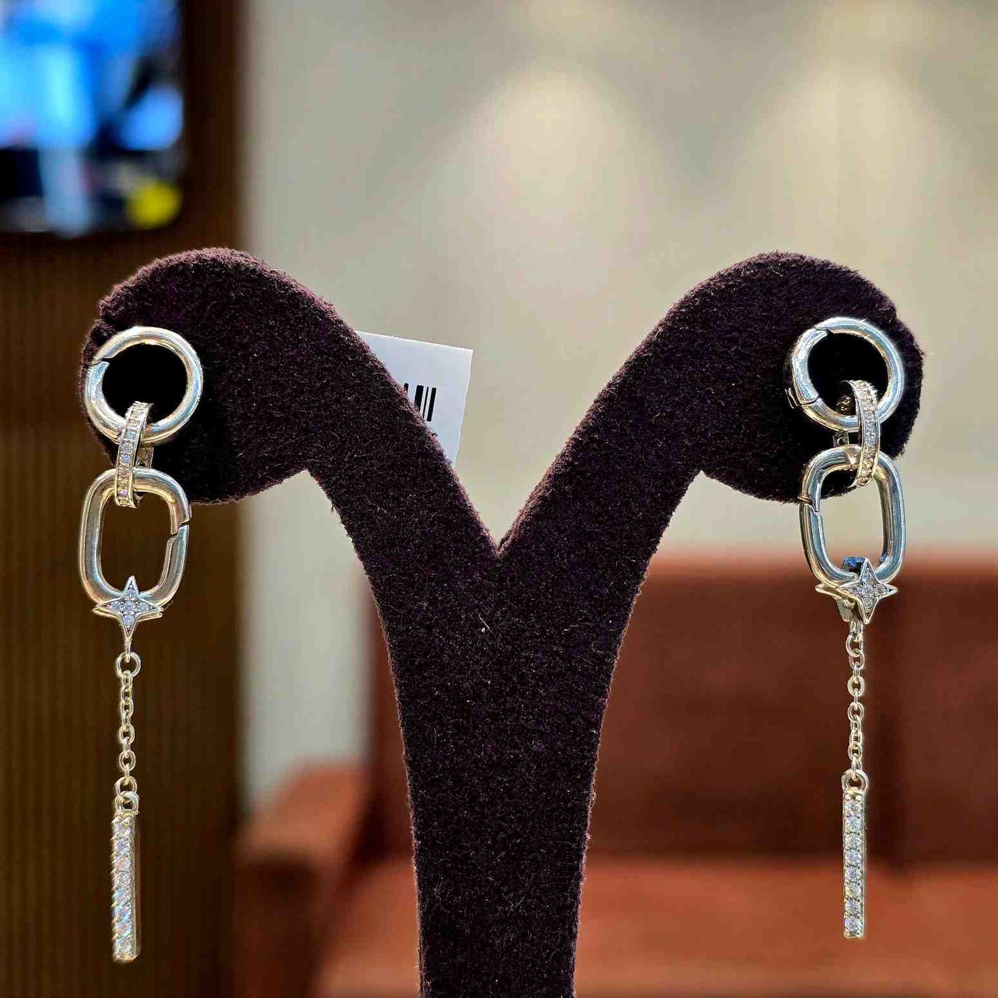 Orbit Chain Earrings